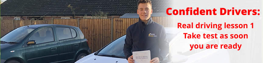 Confident Thetford pupil passed test